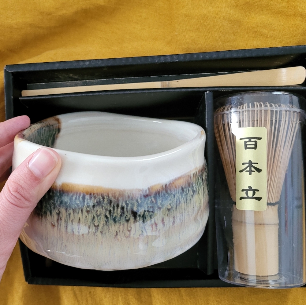 Matcha Kit With Bowl, Spoon And Chasen